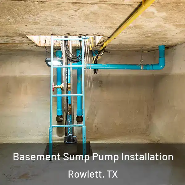  Basement Sump Pump Installation Rowlett, TX