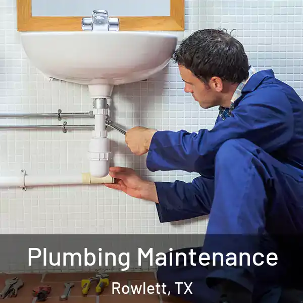  Plumbing Maintenance Rowlett, TX