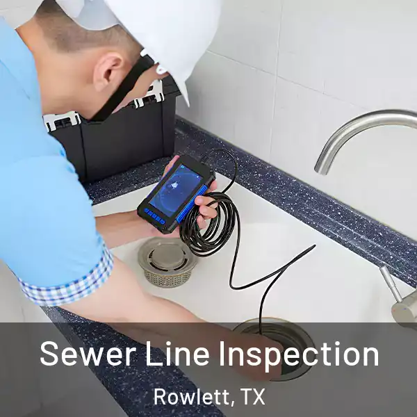  Sewer Line Inspection Rowlett, TX