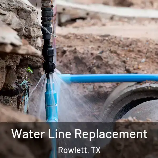  Water Line Replacement Rowlett, TX